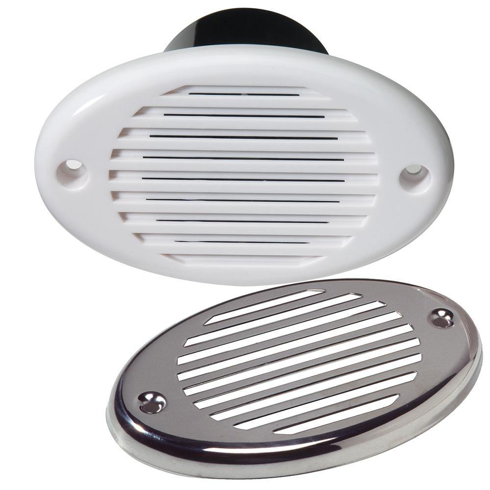 Innovative Lighting Marine Hidden Horn - White w/Stainless Steel Overlay [540-0101-7] - shopbulluna.com