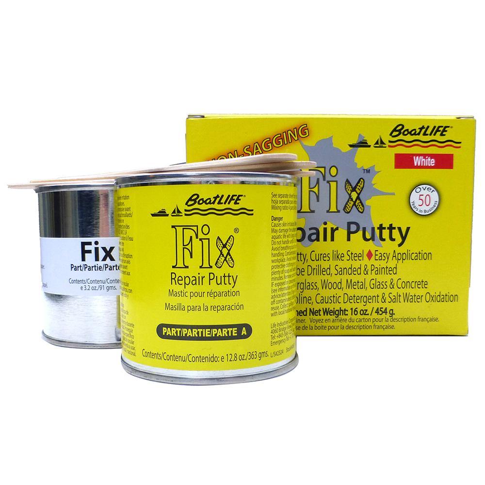 BoatLIFE Fix Repair Putty - 16oz - White [1196] - shopbulluna.com