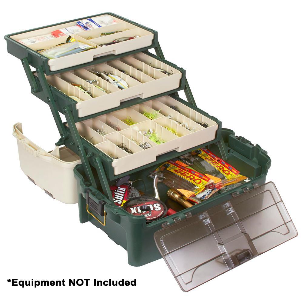 Plano Hybrid Hip 3-Tray Tackle Box - Forest Green [723300] - shopbulluna.com