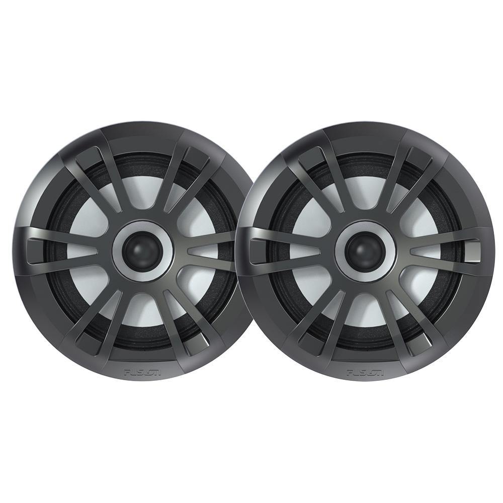 FUSION EL-FL651SPG EL Series Full Range Shallow Mount Marine Grey Speakers - 6.5" w/ LED Lights [010-02080-20] - shopbulluna.com