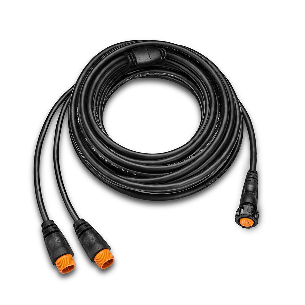 Garmin 12-Pin Transducer Y-Cable Port/Starboard - 10m [010-12225-00] - shopbulluna.com