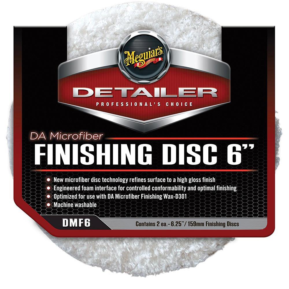 Meguiars DA Microfiber Finishing Disc - 6" - 2-Pack [DMF6] - shopbulluna.com