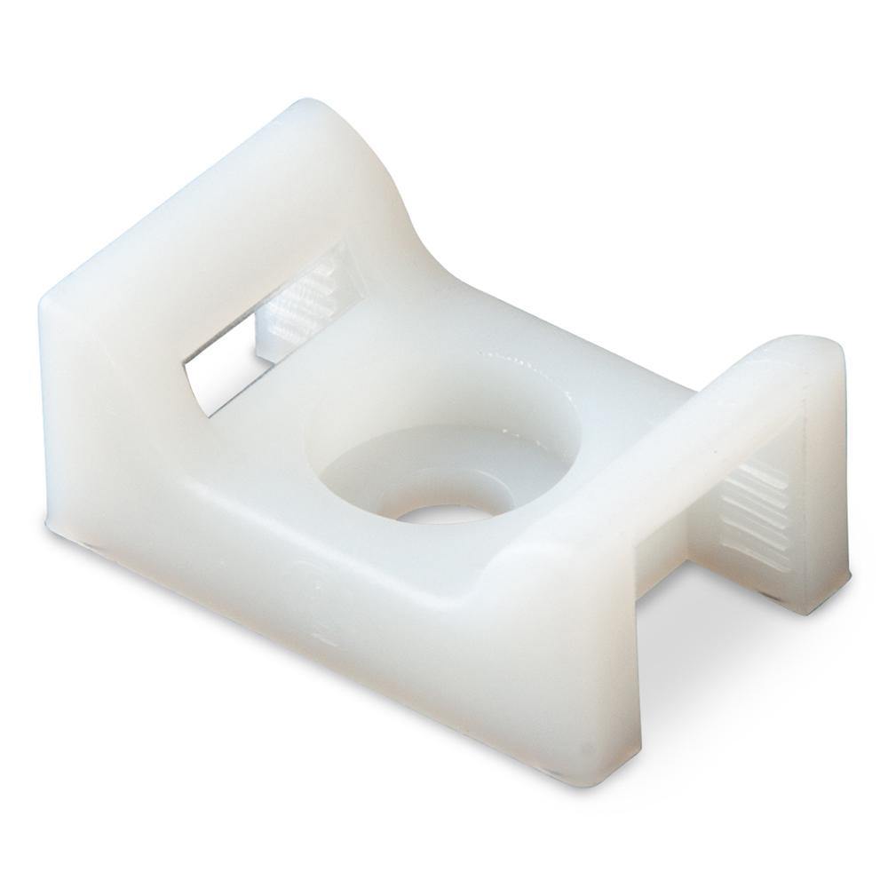 Ancor Cable Tie Mount - Natural - #8 Screw - 100 Pieces Per Bag [199232] - shopbulluna.com