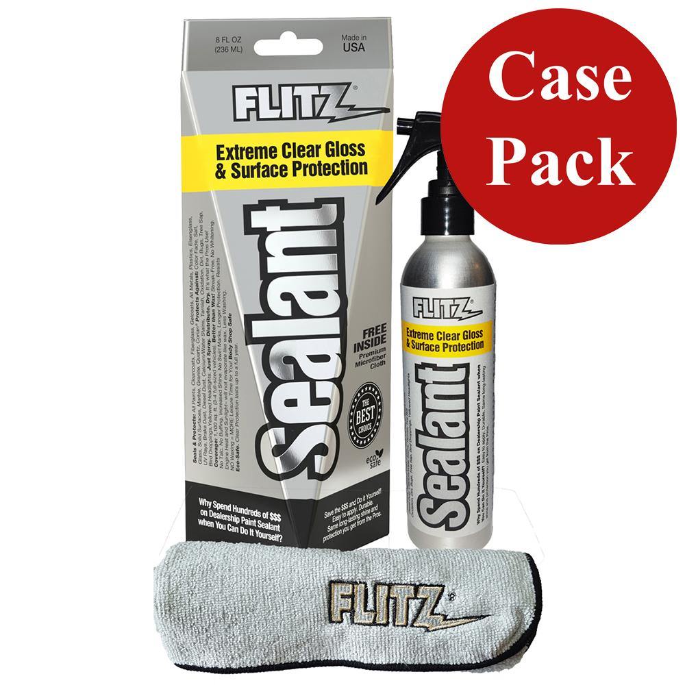 Flitz Ceramic Sealant Spray Bottle w/Microfiber Polishing Cloth - 236ml/8oz *Case of 6* [CS 02908CASE] - shopbulluna.com