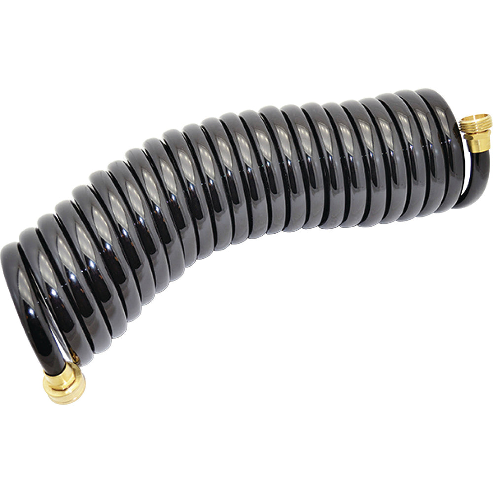 Johnson Pump Coiled Wash Down Hose - 25 - 1/2" Diameter [10615-00] - shopbulluna.com