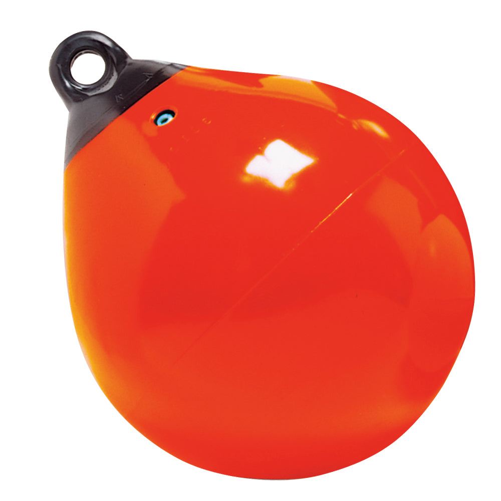 Taylor Made 15" Tuff End Inflatable Vinyl Buoy - Orange [61146] - shopbulluna.com