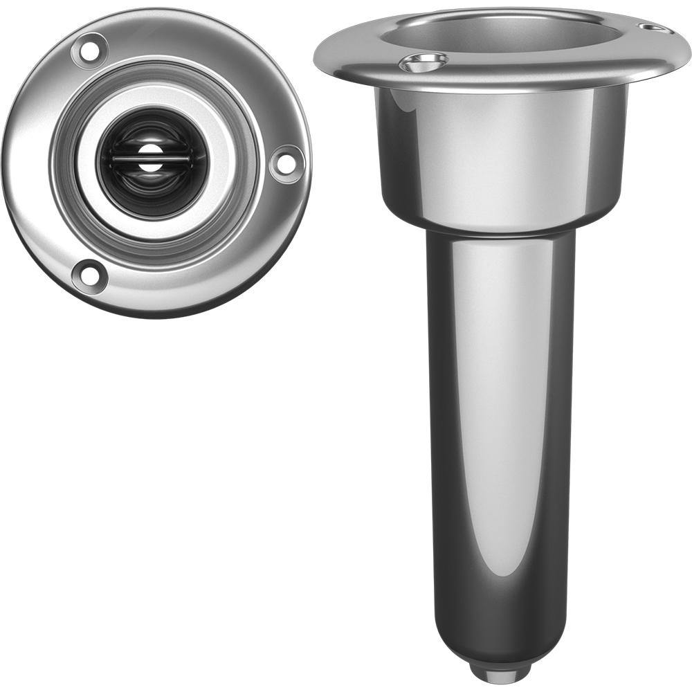 Mate Series Stainless Steel 0 Rod  Cup Holder - Drain - Round Top [C1000D] - shopbulluna.com