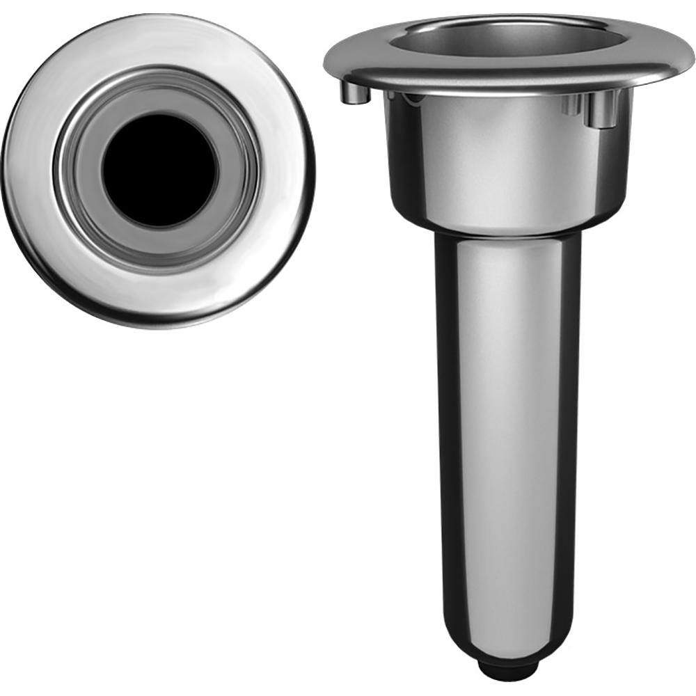 Mate Series Elite Screwless Stainless Steel 0 Rod  Cup Holder - Drain - Round Top [C1000DS] - shopbulluna.com