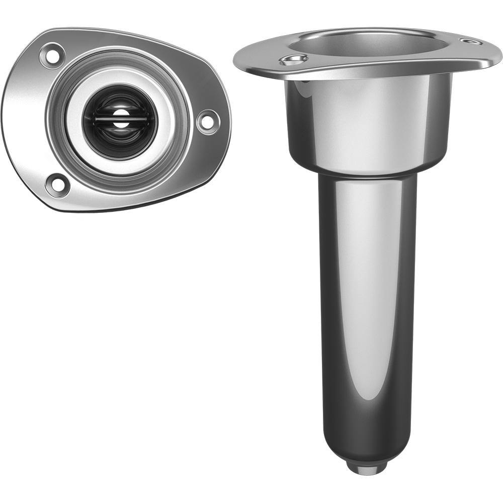 Mate Series Stainless Steel 0 Rod  Cup Holder - Drain - Oval Top [C2000D] - shopbulluna.com