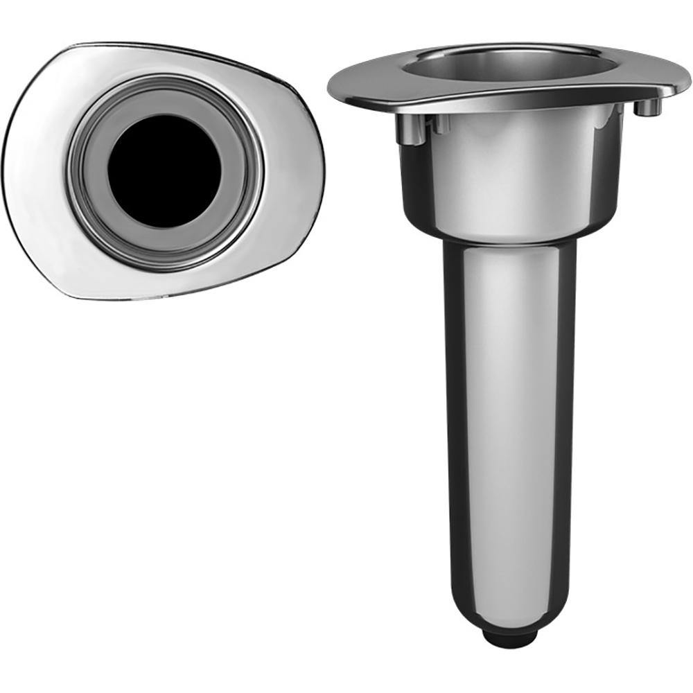 Mate Series Elite Screwless Stainless Steel 0 Rod  Cup Holder - Drain - Oval Top [C2000DS] - shopbulluna.com