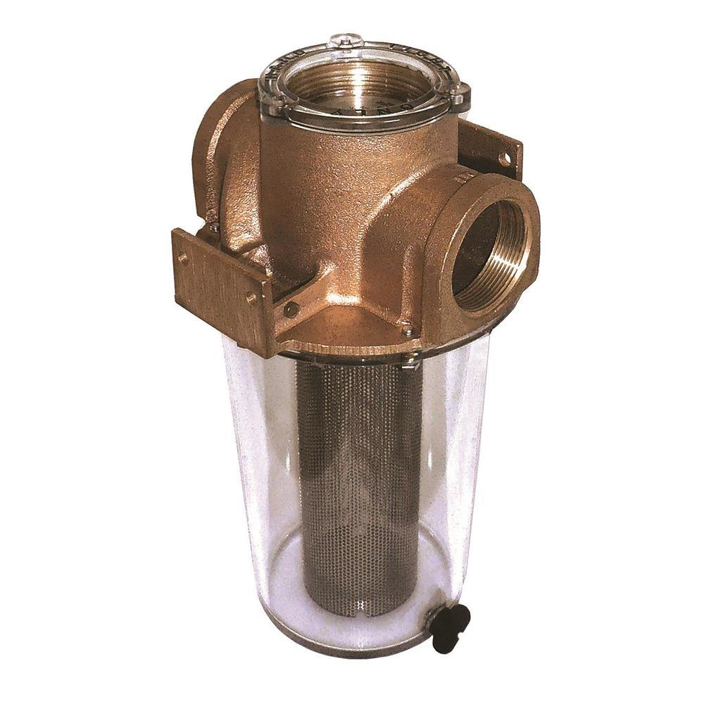 GROCO ARG-500 Series 1/2" Raw Water Strainer w/Stainless Steel Basket [ARG-500-S] - shopbulluna.com