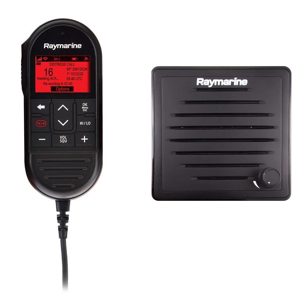 Raymarine Ray90 Wired Second Station Kit w/Passive Speaker, RayMic Wired Handset  RayMic Extension Cable - 10M [T70432] - shopbulluna.com