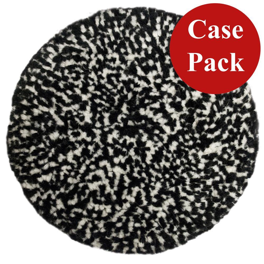 Presta Wool Compounding Pad - Black  White Heavy Cut - *Case of 12* [890146CASE] - shopbulluna.com