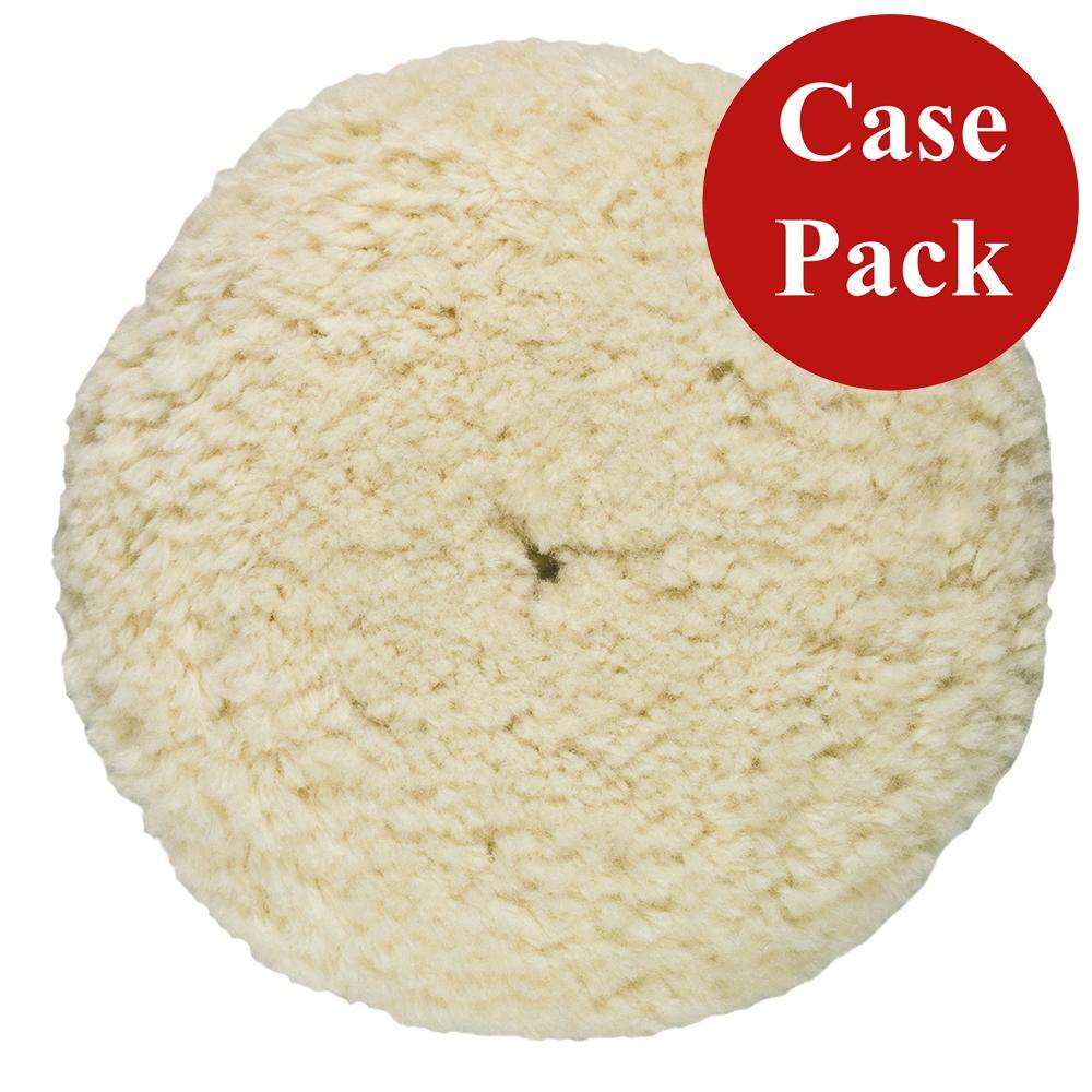 Presta Rotary Wool Buffing Pad - White Heavy Cut - *Case of 12* [810176CASE] - shopbulluna.com