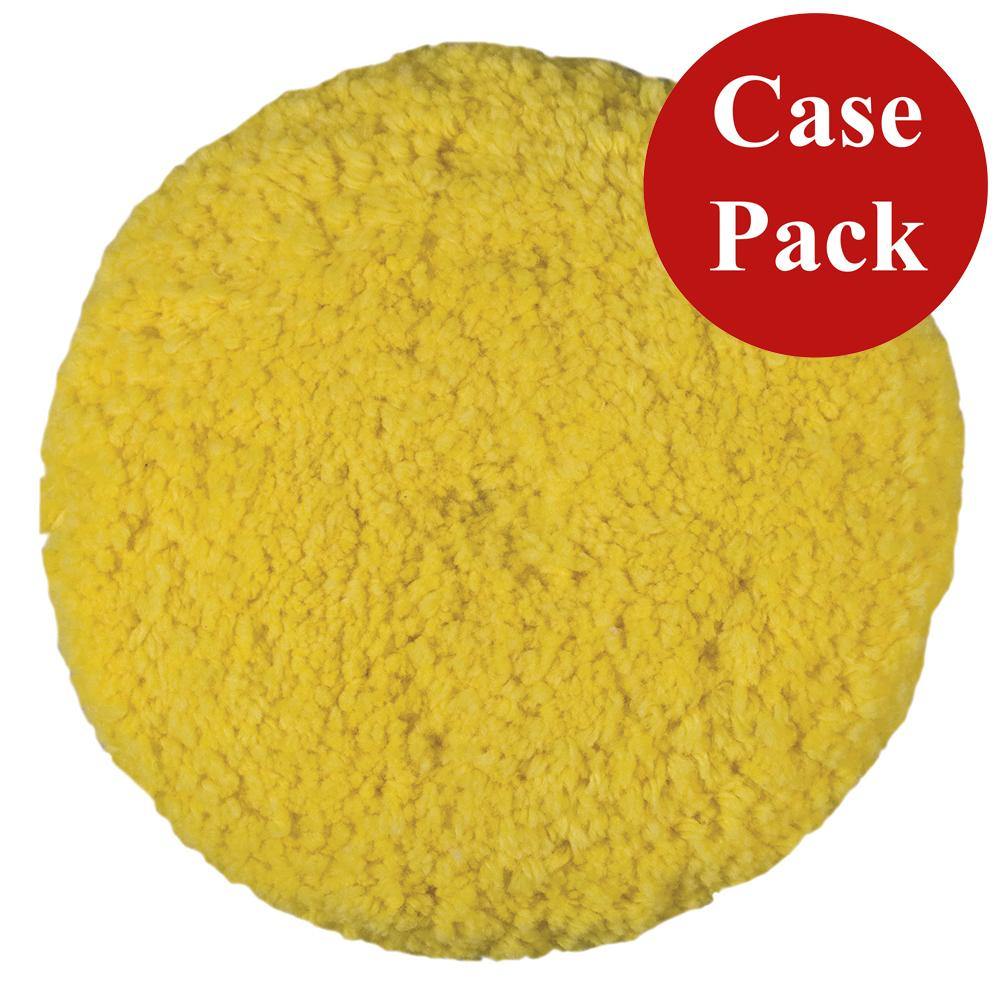 Presta Rotary Blended Wool Buffing Pad - Yellow Medium Cut - *Case of 12* [890142CASE] - shopbulluna.com