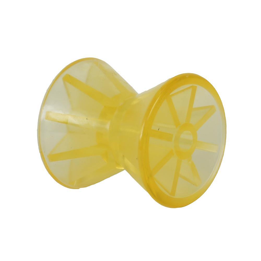 C.E. Smith Bow Roller - Yellow PVC - 4" x 1/2" ID [29543] - shopbulluna.com