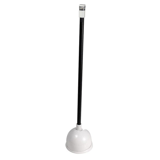 Lumitec Contour Anchor Light - 12" - Black Shaft White Base [101585] - shopbulluna.com