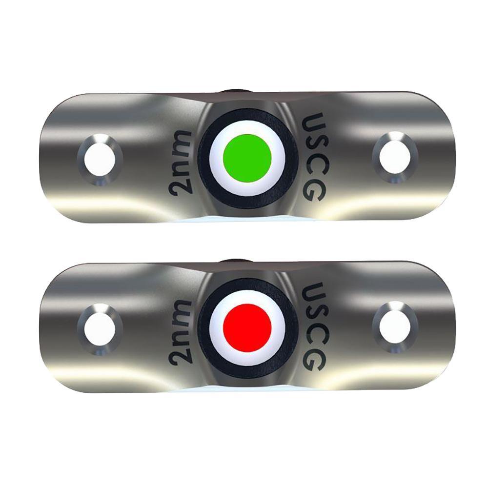 TACO Rub Rail Mounted LED Navigation Light Set - 2-1/2" [F38-6800D] - shopbulluna.com