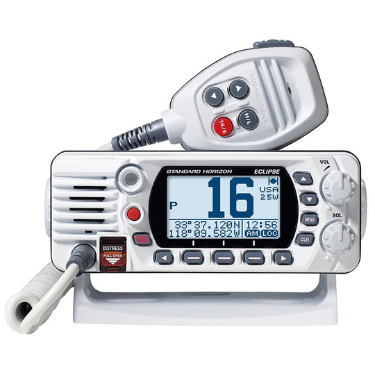 Standard Horizon GX1400 Fixed Mount VHF - White [GX1400W] - shopbulluna.com