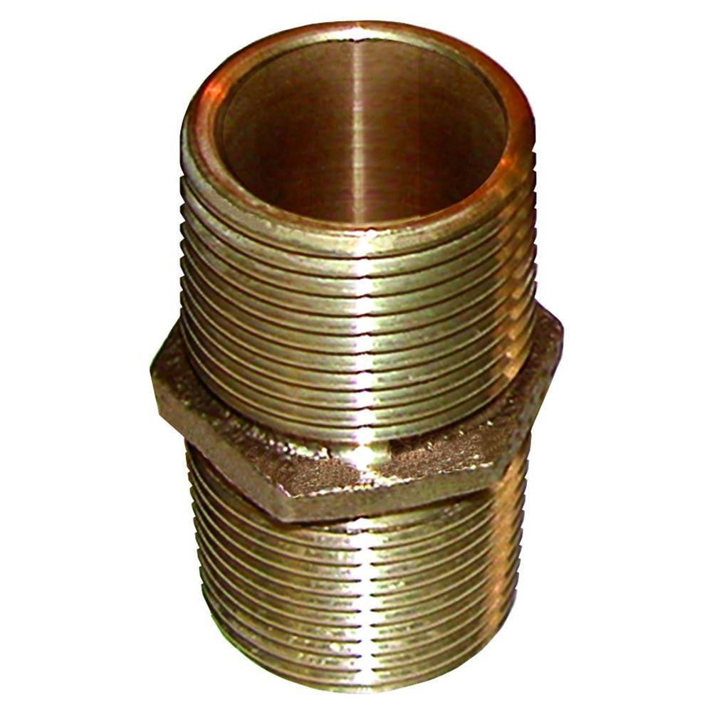 GROCO Bronze Pipe Nipple - 1/2" NPT [PN-500] - shopbulluna.com