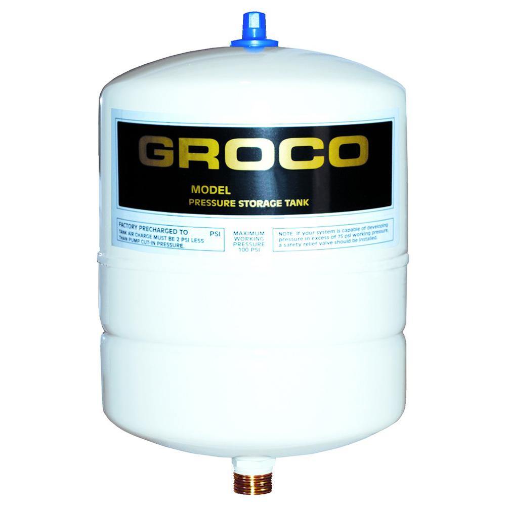 GROCO Pressure Storage Tank - 0.5 Gallon Drawdown [PST-1] - shopbulluna.com