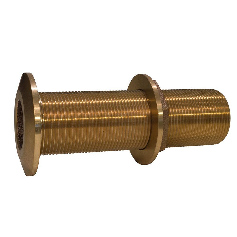 GROCO 3/4" Bronze Extra Long Thru-Hull Fitting w/Nut [THXL-750-W] - shopbulluna.com