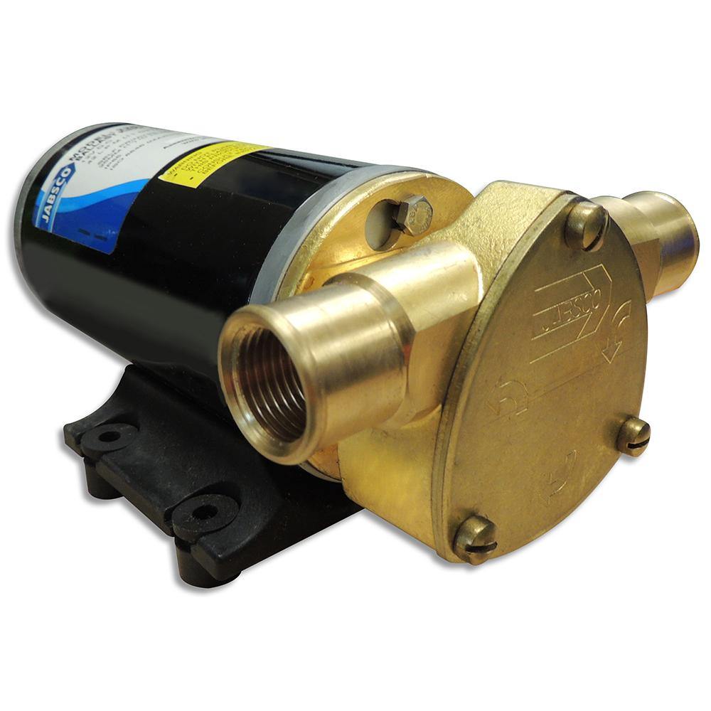 Jabsco Ballast King Bronze DC Pump w/o Switch - 15 GPM [22610-9007] - shopbulluna.com