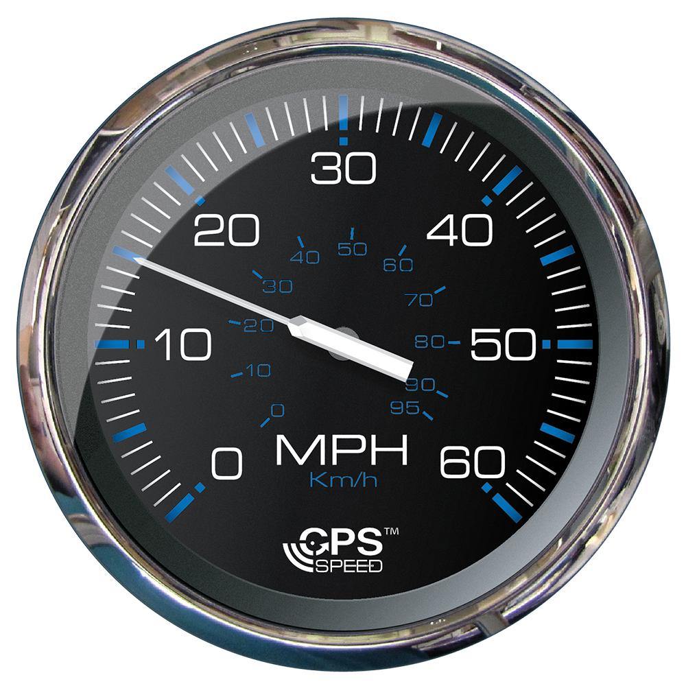 Faria Chesapeake Black 5" Studded Speedometer - 60 MPH (GPS) [33761] - shopbulluna.com