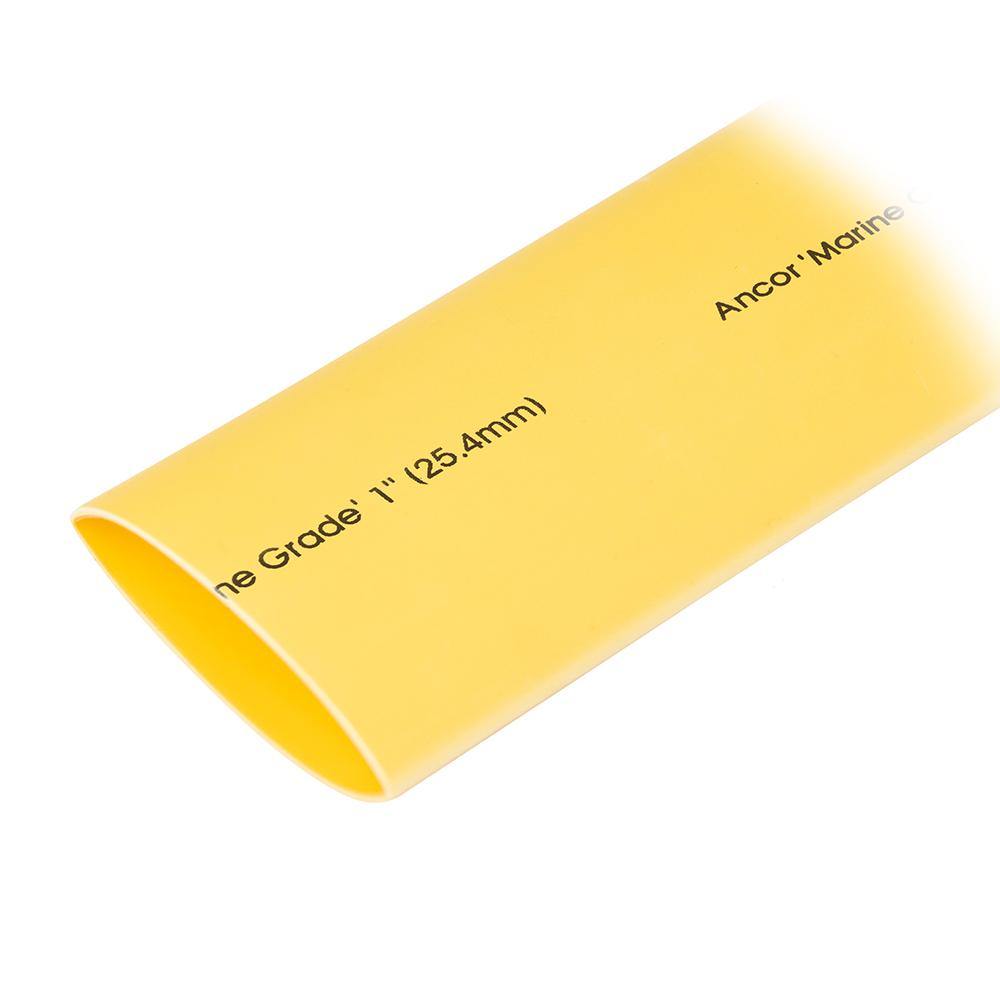 Ancor Heat Shrink Tubing 1" x 48" - Yellow - 1 Pieces [307948] - shopbulluna.com