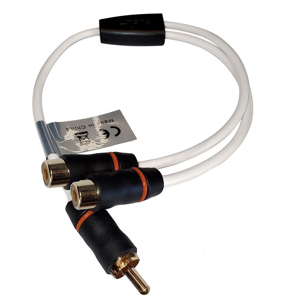 FUSION Standard RCA Cable Splitter - 1 Male to 2 Female - 1 [010-12896-00] - shopbulluna.com