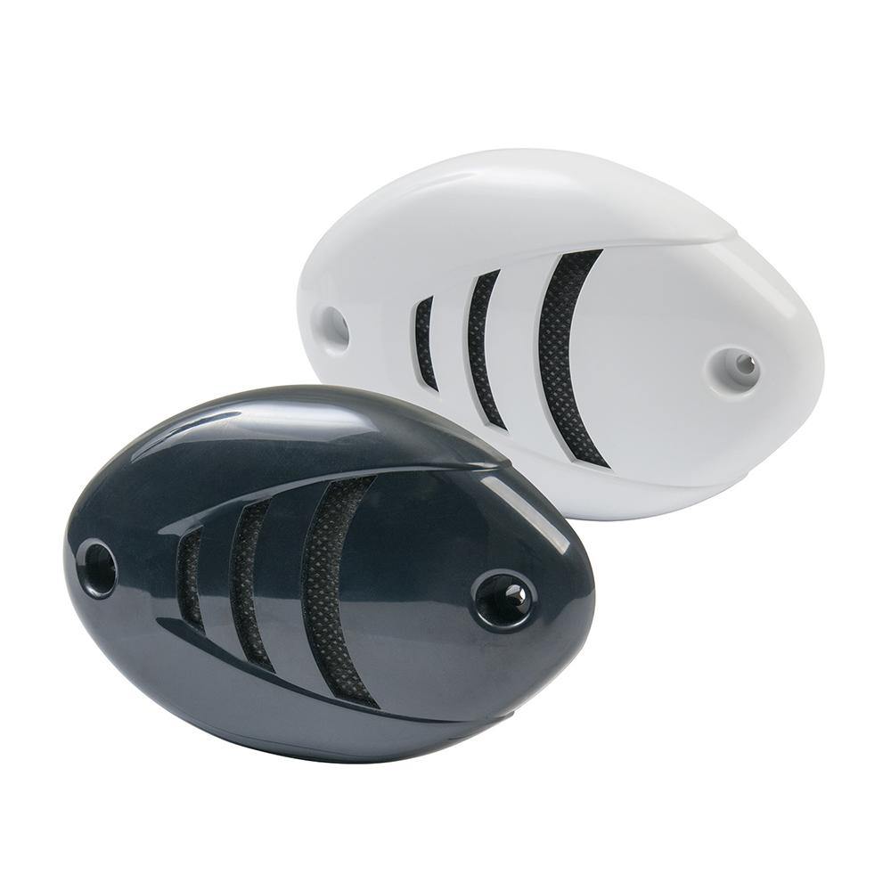 Marinco 12V Drop-In Low Profile Horn w/Black  White Grills [10080] - shopbulluna.com