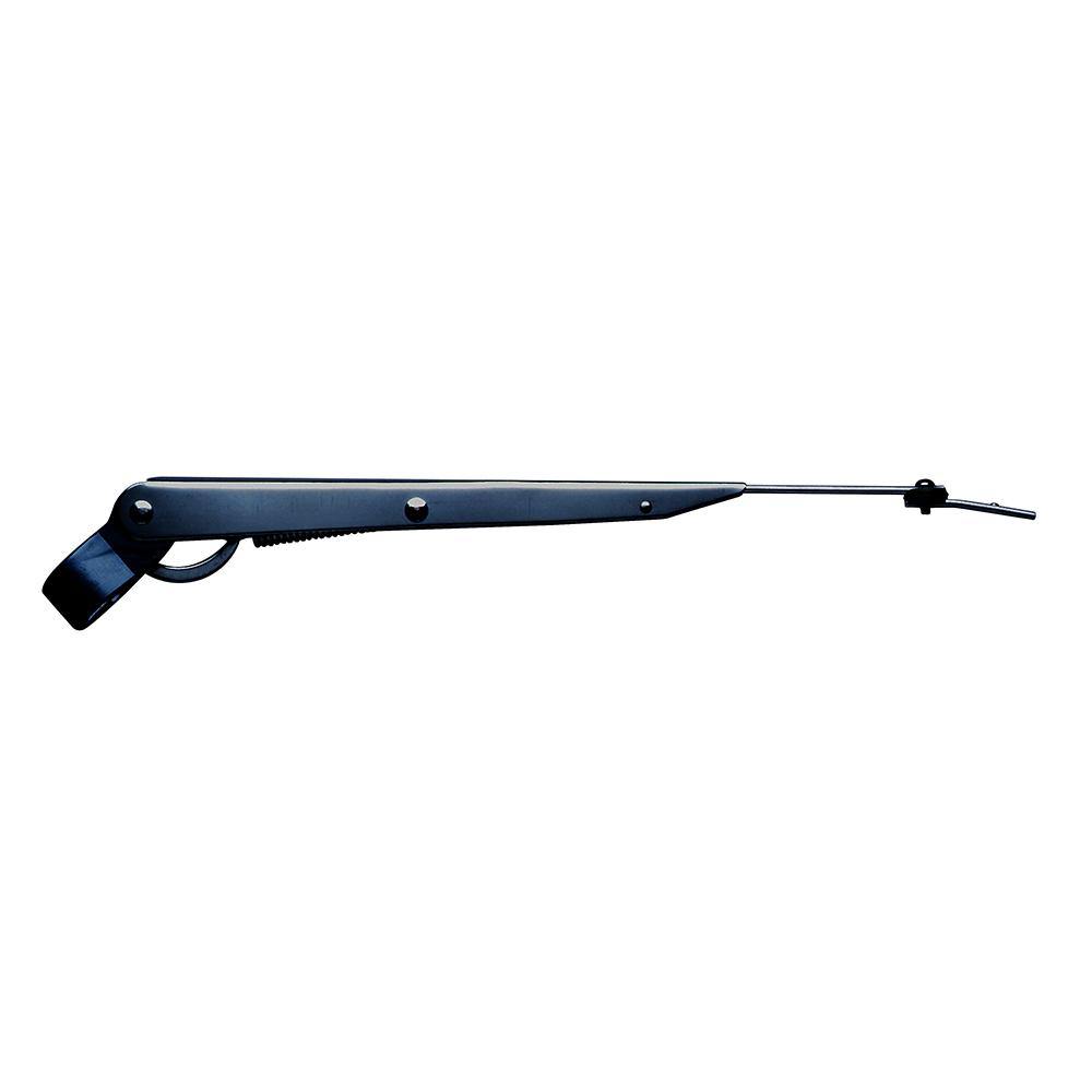 Marinco Wiper Arm Deluxe Stainless Steel - Black - Single - 10"-14" [33012A] - shopbulluna.com