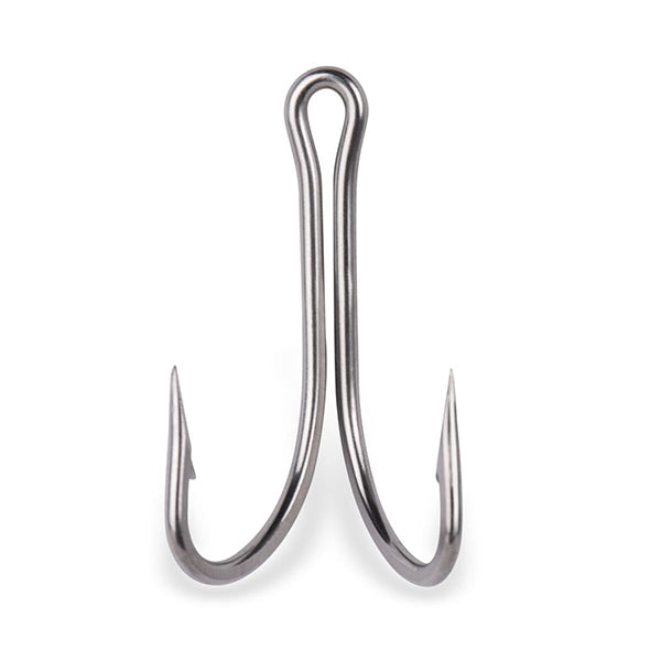 Mustad O'Shaughnessy Stainless Steel Double Hook - 10 Units - shopbulluna.com