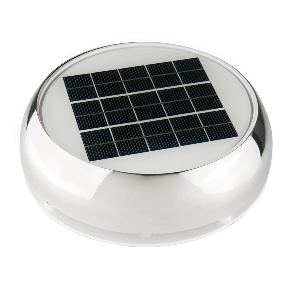 Marinco 4" Day/Night Solar Vent - Stainless Steel [N20804S] - shopbulluna.com