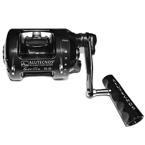 Alutecnos Albacore Gorilla 30 Two Speed Reel - Black - shopbulluna.com