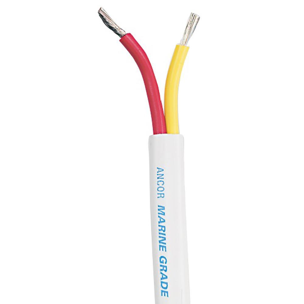 Ancor Safety Duplex Cable - 12/2 AWG - Red/Yellow - Flat - 25 [124302] - shopbulluna.com