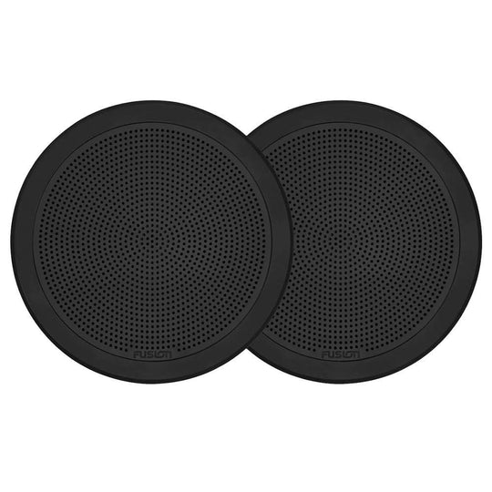 FUSION FM-F77RB FM Series 7.7" Flush Mount Round Marine Speakers - Black Grill - 200W [010-02300-01] - shopbulluna.com