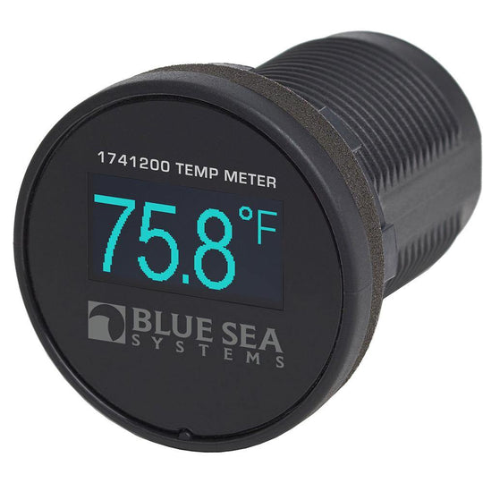 Blue Sea 1741200 Mini OLED Temperature Monitor - Blue [1741200] - shopbulluna.com