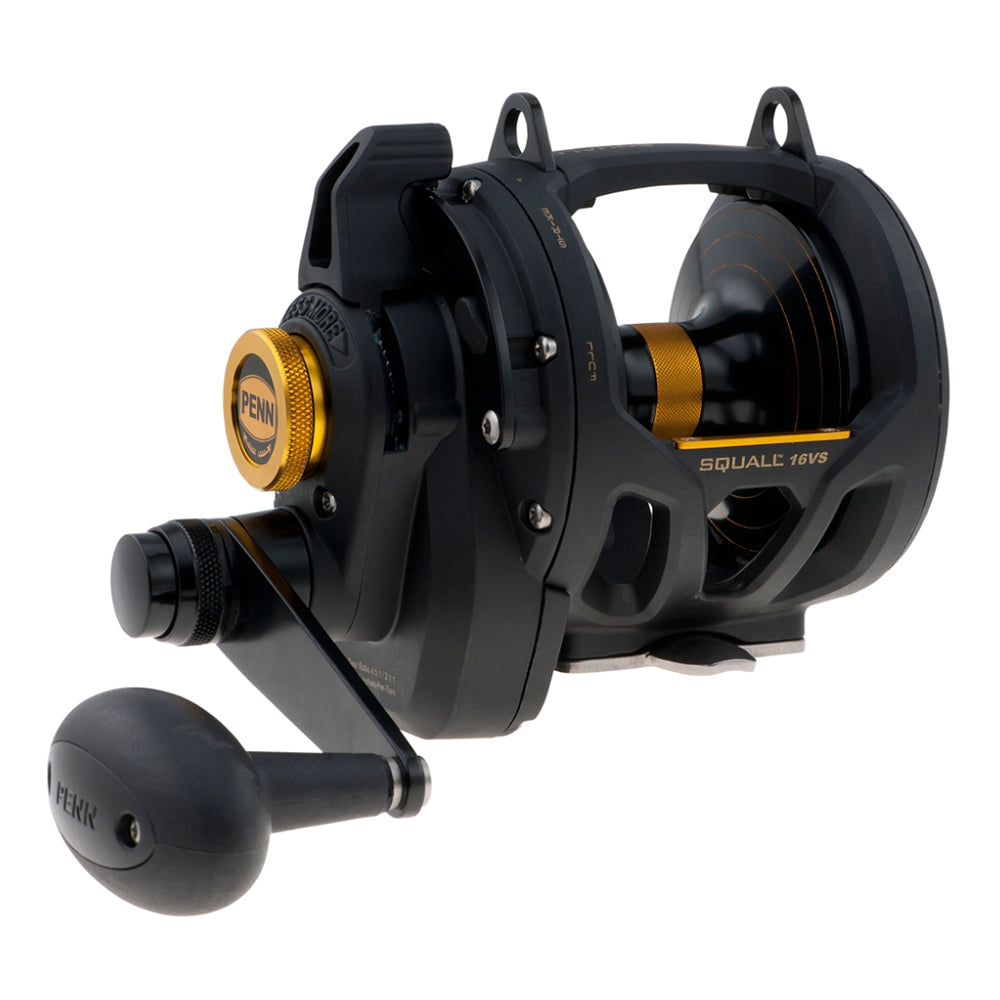 PENN SQL16VS Squall Lever Drag 2 Speed Conventional Reel [1292936] - shopbulluna.com