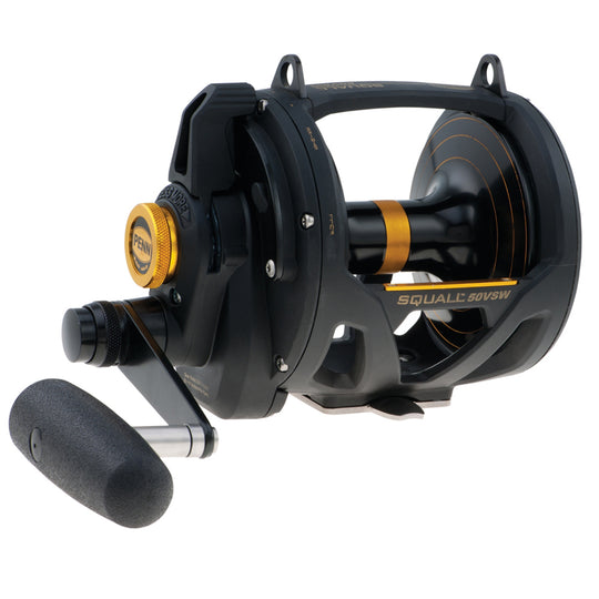 PENN SQL50VSW Squall Lever Drag 2 Speed Conventional Reel [1292938] - shopbulluna.com