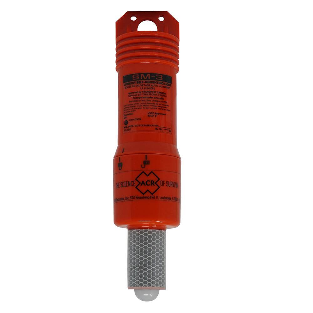 ACR SM-3 Automatic Cob Buoyant Marker Light Strobe USCG/SOLAS [3947] - shopbulluna.com