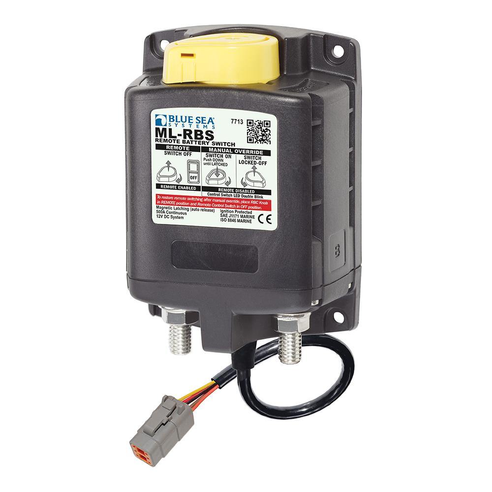 Blue Sea 7713100 ML-RBS Remote Battery Switch w/Manual Control Auto Release  Deutsch Connector - 12V [7713100] - shopbulluna.com