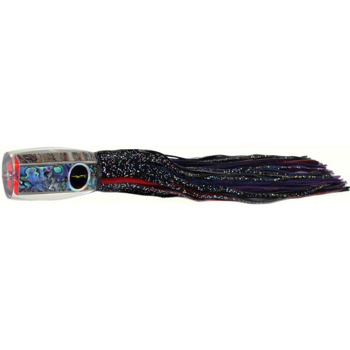 Black Bart 1656 Flat Nose Medium Heavy Tackle Lure - Black/Purple Fleck - shopbulluna.com