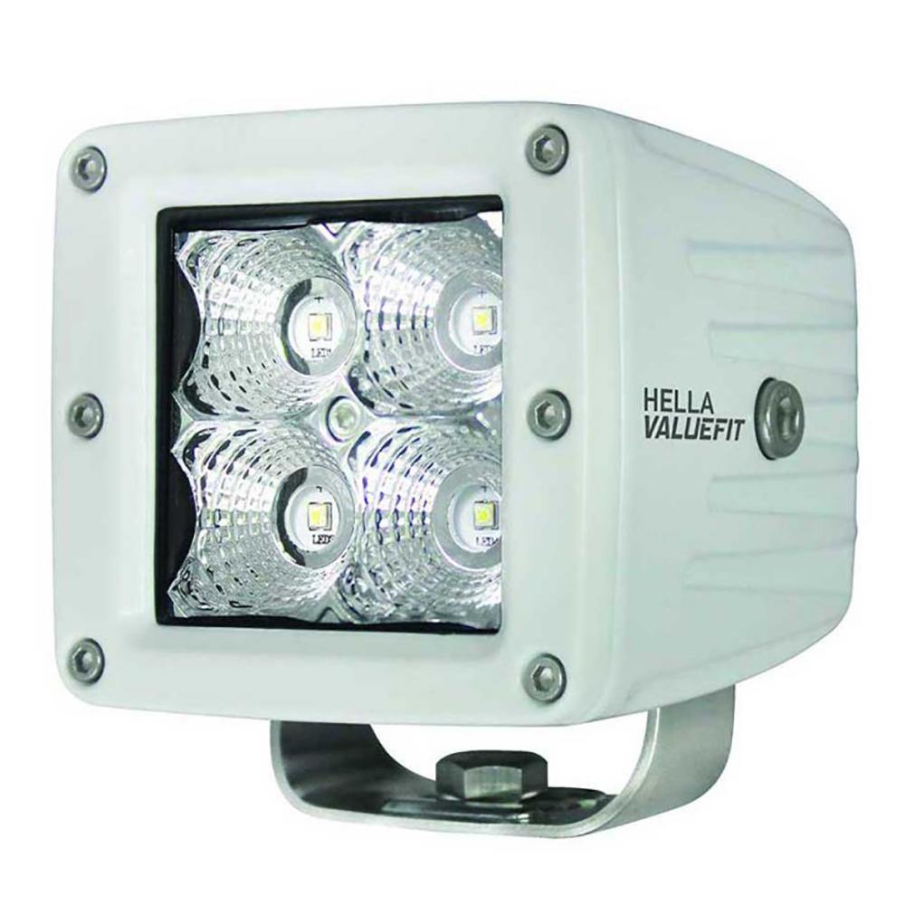 Hella Marine Value Fit LED 4 Cube Flood Light - White [357204041] - shopbulluna.com