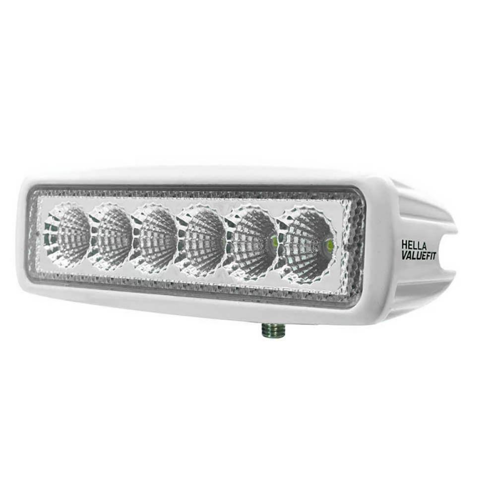 Hella Marine Value Fit Mini 6 LED Flood Light Bar - White [357203051] - shopbulluna.com