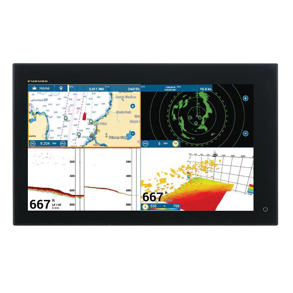 Furuno NavNet TZtouch3 19" MFD w/1kW Dual Channel CHIRP Sounder [TZT19F] - shopbulluna.com