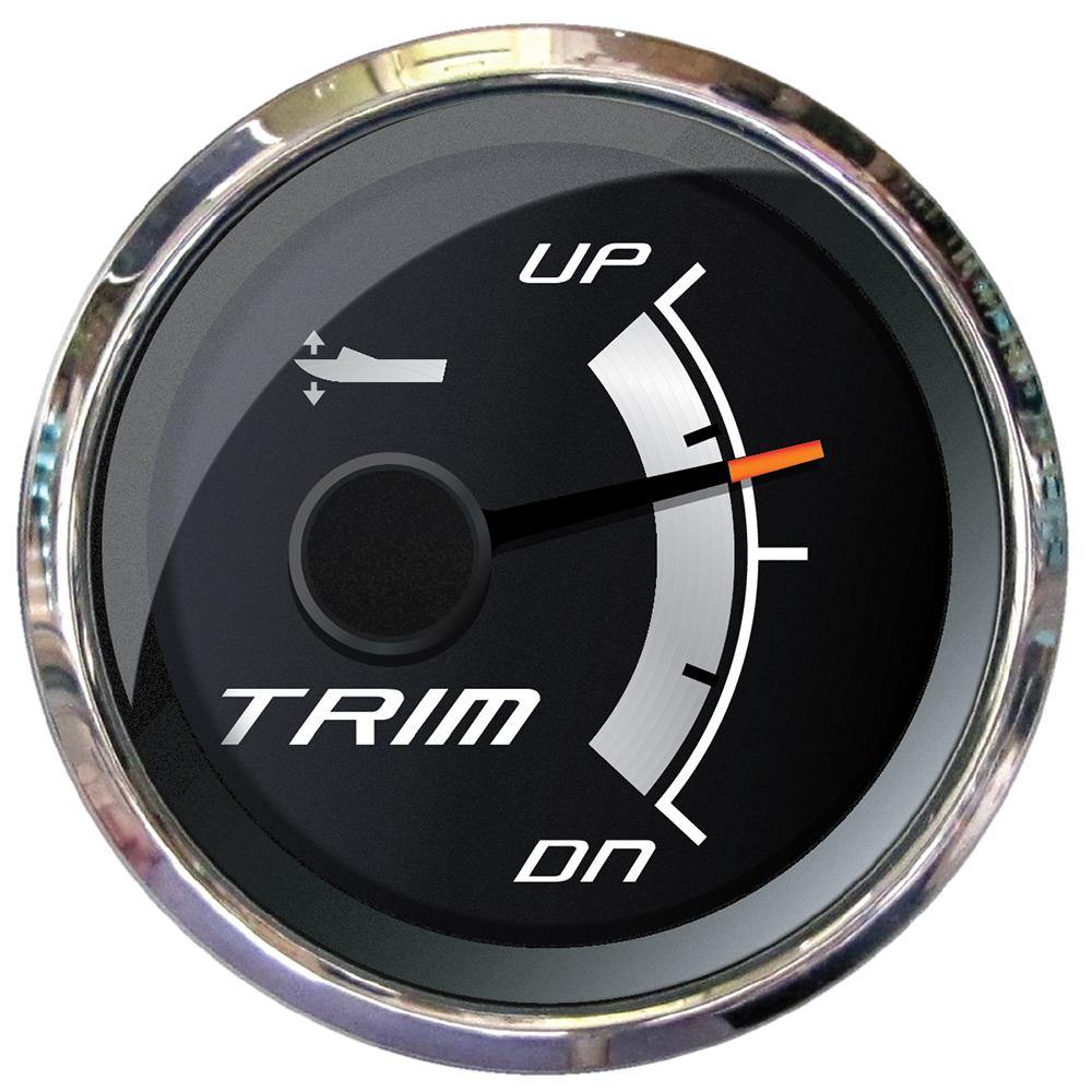 Faria Platinum 2" Trim Gauge f/Mercury, Mariner, Mercruiser, Volvo DP, Yamaha 2001  Newer [22019] - shopbulluna.com