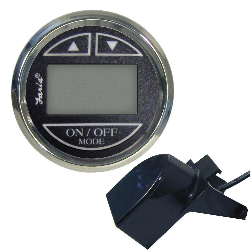 Faria Platinum 2" Depth Sounder w/Transom Mount Transducer [22025] - shopbulluna.com