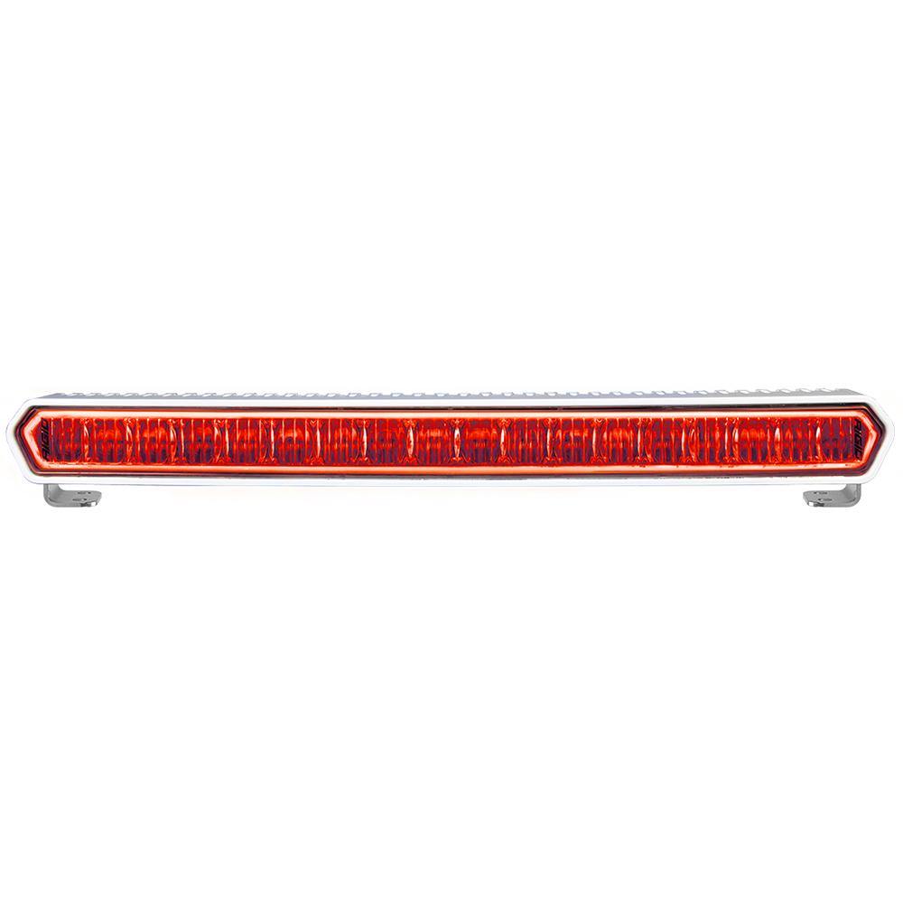 RIGID Industries SR-L Series Marine 20" White LED Lightbar - White Light w/Red Halo [62002] - shopbulluna.com