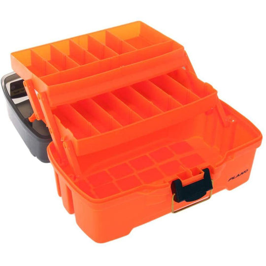 Plano 2-Tray Tackle Box w/Dual Top Access - Smoke  Bright Orange [PLAMT6221] - shopbulluna.com